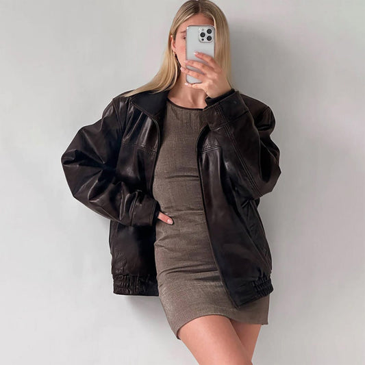 womens oversized leather jacket-womens brown leather jacket-women's vintage brown leather jacket-women oversized leather jacket-vintage oversized leather jacket-vintage brown leather jacket-vintage brown leather jacket-vintage leather bomber jacket-vintage bomber jacket leather-leather jackets bomber vintage-leather jacket-retro brown leather jacket-chocolate brown leather jacket-genuine brown leather jacket-oversized leather jacket-oversized brown leather jacket-ladies brown leather jacket