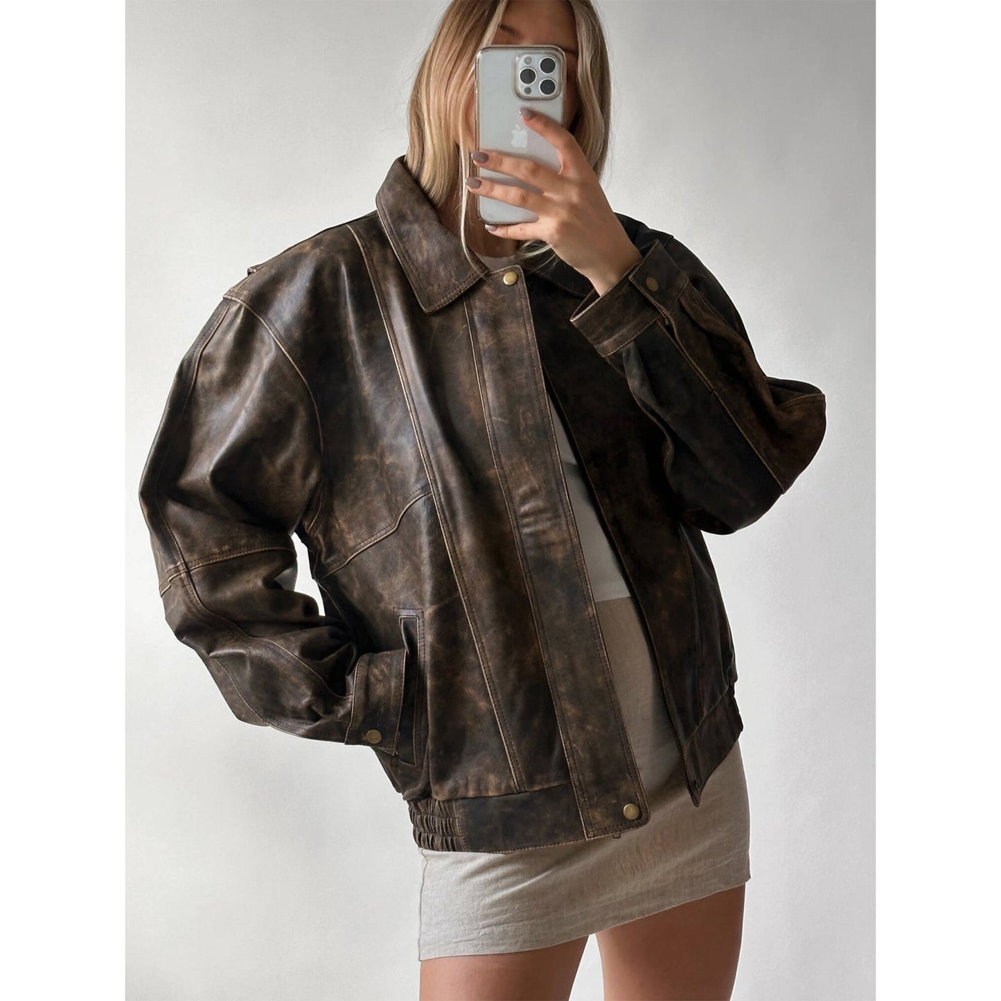 womens oversized leather jacket-womens brown leather jacket-women's vintage brown leather jacket-women oversized leather jacket-vintage oversized leather jacket-vintage brown leather jacket-retro brown leather jacket-oversized leather jackets for women-oversized leather jackets-oversized leather jacket womens