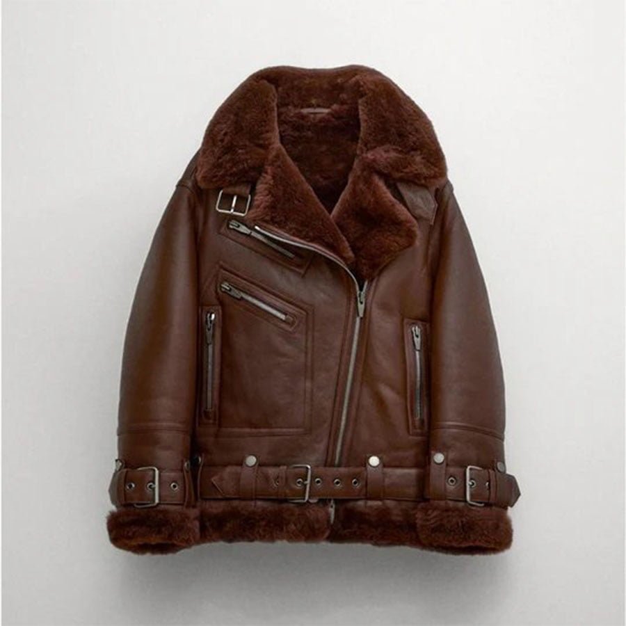 women shearling jacket-brown leather jacket-women shearling jackets-shearling coat womens-women's shearling biker jacket-faux shearling coat women's-shearling leather jacket women's-leather jacket with shearling