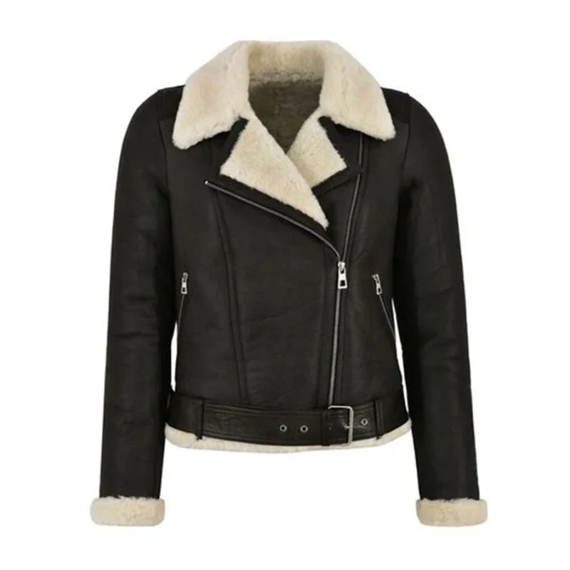 fur shearling jacket-biker leather jacket-biker shearling jacket-women shearling jackets-shearling coat womens-women's shearling biker jacket-faux shearling coat women's-shearling leather jacket women's-leather jacket with shearling