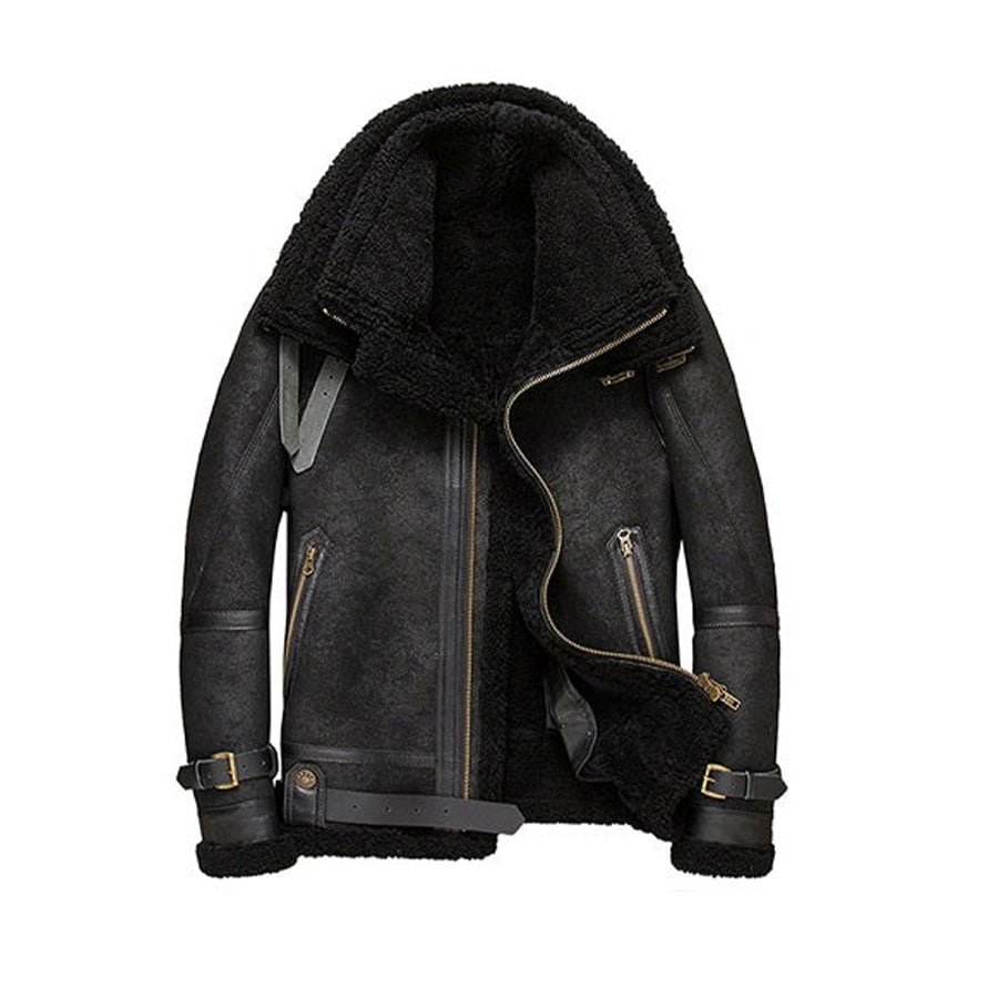 shearling jacket-faux shearling jacket-shearling jacket mens-shearling leather jacket-shearling leather jacket-mens black leather jacket-black shearling coat