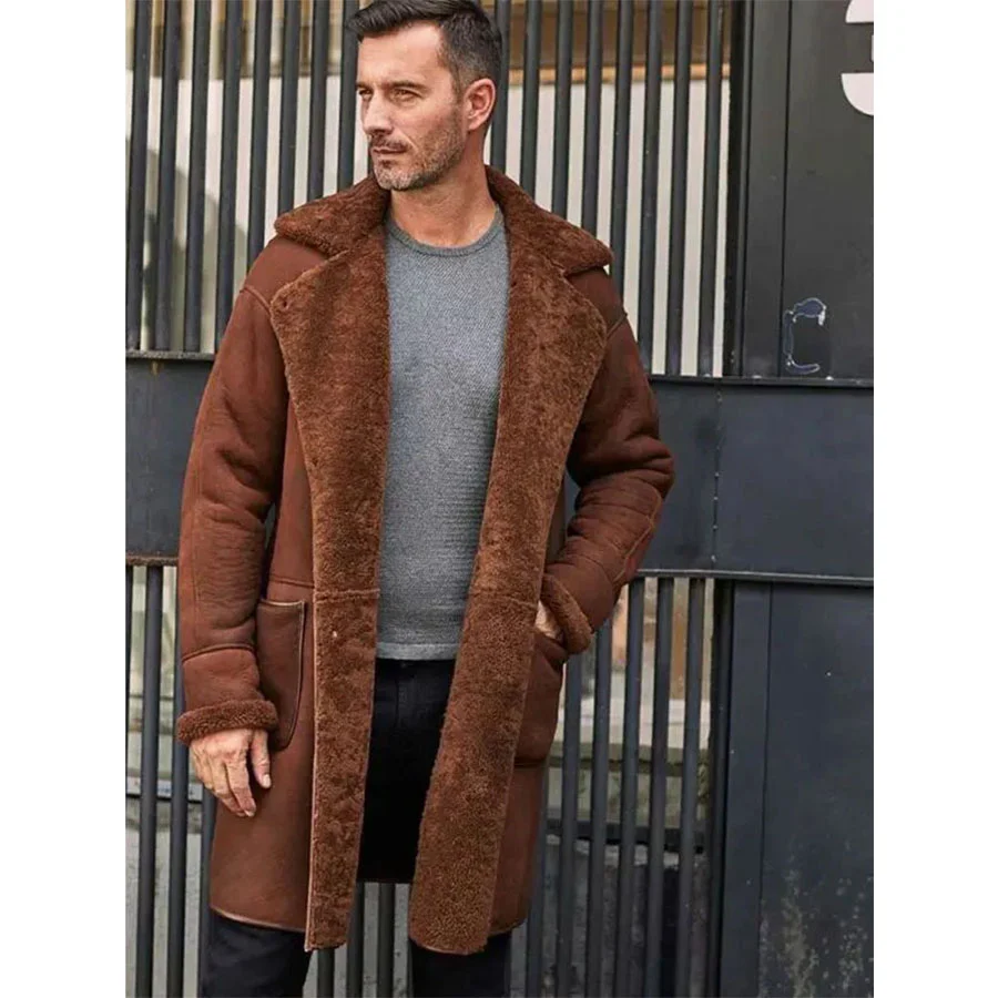 Men's Shearling Coats-shearling jacket men-shearling trench coat mens-black leather shearling jacket mens-mens sheepskin coat-sheepskin jacket mens-mens shearling bomber jacket-mens leather sheepskin coat