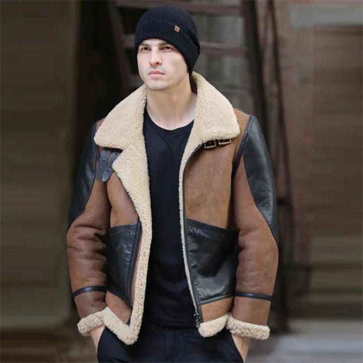 sheepskin jacket men-sheepskin bomber jacket-sheepskin jacket-real sheepskin jacket-real sheepskin jacket mens