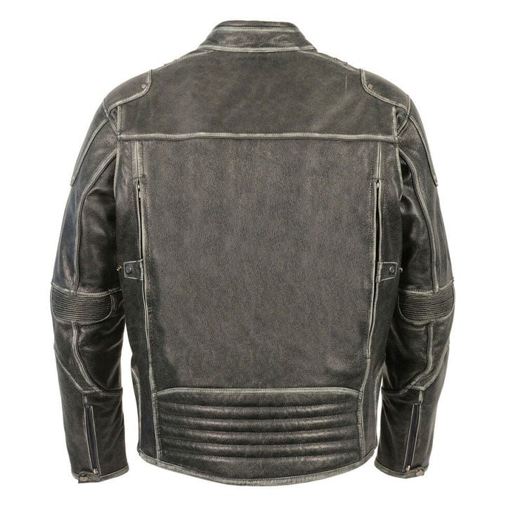 biker jacket-leather motor bike jacket-leather biker jacket-bike jacket-Men Stylish Biker Leather Jacket-Pebbled Leather-leather motor bike jacket- Mens Black Leather Biker Jacket