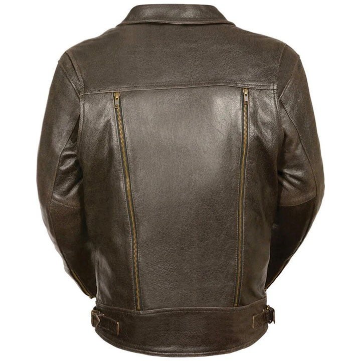 biker jacket-leather motor bike jacket-leather biker jacket-bike jacket-Men Stylish Biker Leather Jacket-Pebbled Leather-leather motor bike jacket- Mens Black Leather Biker Jacket