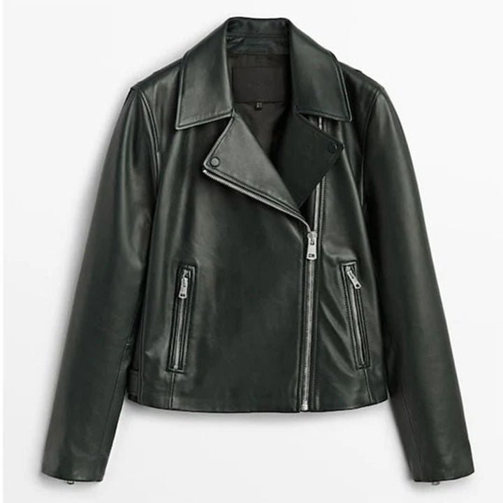 women biker jacket-leather motor bike jacket-leather biker jacket-bike jacket-women Stylish Biker Leather Jacket-Pebbled Leather-leather motor bike jacket- women Black Leather Biker Jacket