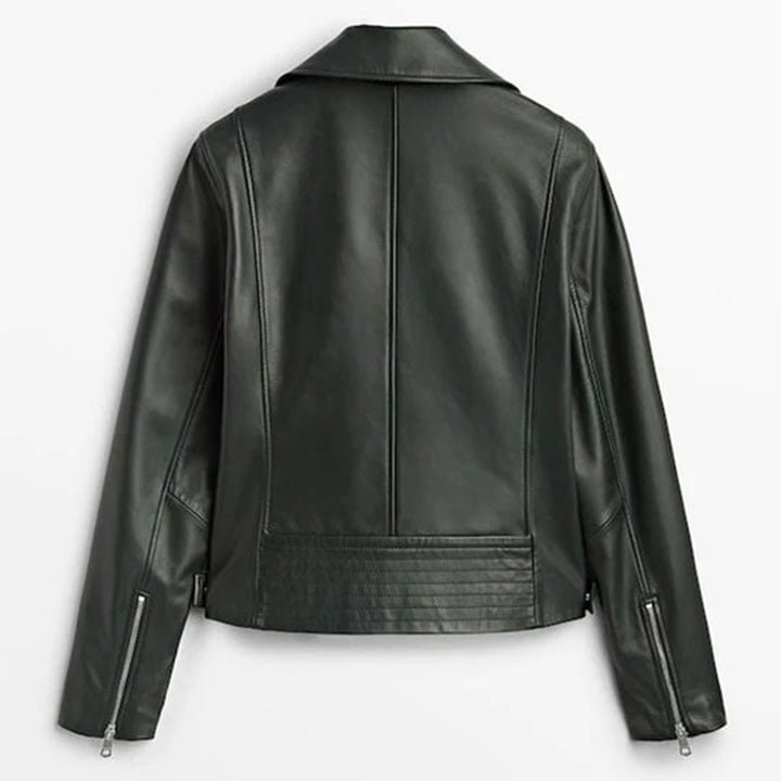 women biker jacket-leather motor bike jacket-leather biker jacket-bike jacket-women Stylish Biker Leather Jacket-Pebbled Leather-leather motor bike jacket- women Black Leather Biker Jacket