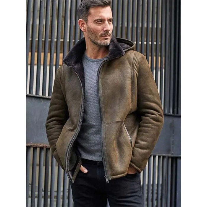 Men's Shearling Coats-shearling jacket men-shearling trench coat mens-black leather shearling jacket mens-mens sheepskin coat-sheepskin jacket mens-mens shearling bomber jacket-mens leather sheepskin coat