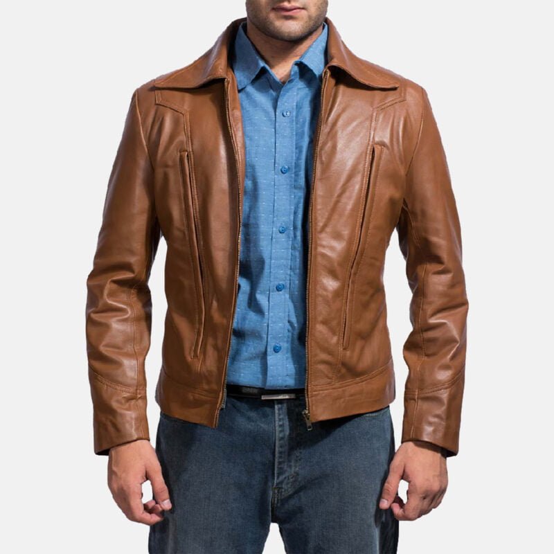 Wolverine Jacket, Men X Wolverine Brown Leather Jacket, Vintage Real Leather Wolverine Jacket, Men X Leather Jacket