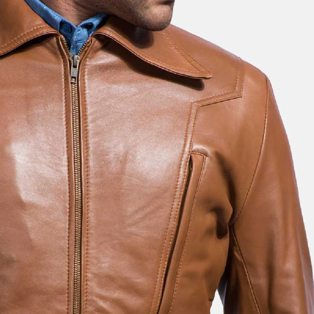 Wolverine Jacket, Men X Wolverine Brown Leather Jacket, Vintage Real Leather Wolverine Jacket, Men X Leather Jacket