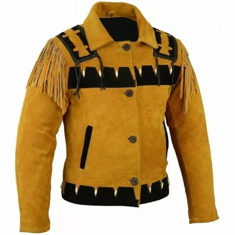 american indian jacket- cowboy coat- cowboy jacket- fringe jacket- Men's Traditional Native Indian Cowboy Real Suede Leather Western Jacket- native american coats- native american fringe Jacket- native american jacket men's- native american jackets- native american jackets and coats- native american jackets for mens- native american leather jacket- native american style jacket- native indian jackets- native jacket- suede fringe jacket- vintage suede jacket