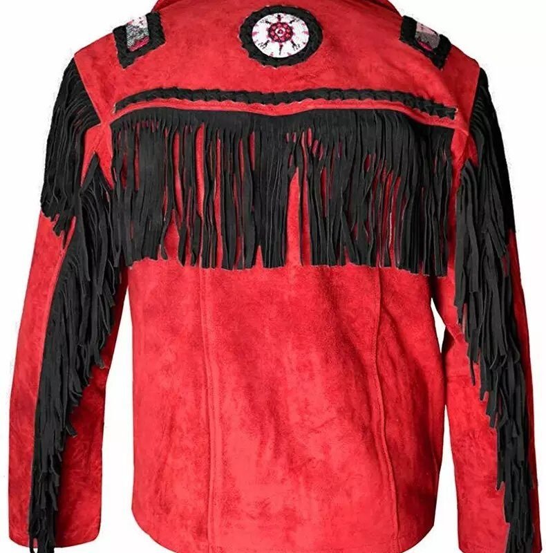 american indian jacket- cowboy coat- cowboy jacket- fringe jacket- Men's Traditional Native Indian Cowboy Real Suede Leather Western Jacket- native american coats- native american fringe Jacket- native american jacket men's- native american jackets- native american jackets and coats- native american jackets for mens- native american leather jacket- native american style jacket- native indian jackets- native jacket- suede fringe jacket- vintage suede jacket