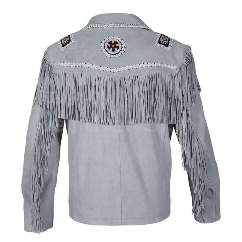 american indian jacket- cowboy coat- cowboy jacket- fringe jacket- Men's Traditional Native Indian Cowboy Real Suede Leather Western Jacket- native american coats- native american fringe Jacket- native american jacket men's- native american jackets- native american jackets and coats- native american jackets for mens- native american leather jacket- native american style jacket- native indian jackets- native jacket- suede fringe jacket- vintage suede jacket