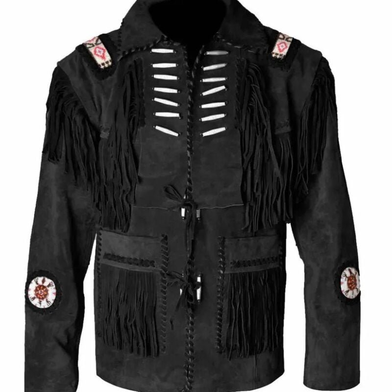 american indian jacket- cowboy coat- cowboy jacket- fringe jacket- Men's Traditional Native Indian Cowboy Real Suede Leather Western Jacket- native american coats- native american fringe Jacket- native american jacket men's- native american jackets- native american jackets and coats- native american jackets for mens- native american leather jacket- native american style jacket- native indian jackets- native jacket- suede fringe jacket- vintage suede jacket