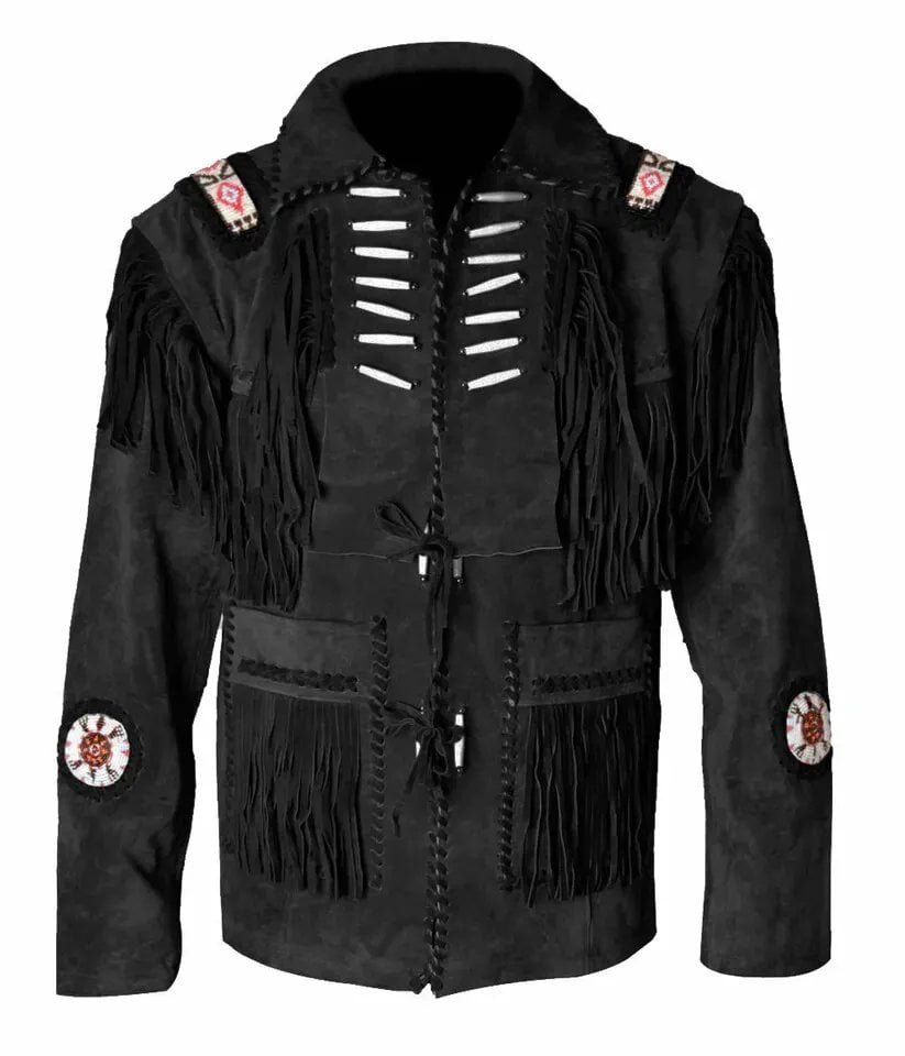 american indian jacket- cowboy coat- cowboy jacket- fringe jacket- Men's Traditional Native Indian Cowboy Real Suede Leather Western Jacket- native american coats- native american fringe Jacket- native american jacket men's- native american jackets- native american jackets and coats- native american jackets for mens- native american leather jacket- native american style jacket- native indian jackets- native jacket- suede fringe jacket- vintage suede jacket