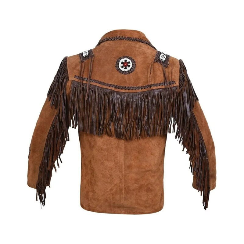 american indian jacket- cowboy coat- cowboy jacket- fringe jacket- Men's Traditional Native Indian Cowboy Real Suede Leather Western Jacket- native american coats- native american fringe Jacket- native american jacket men's- native american jackets- native american jackets and coats- native american jackets for mens- native american leather jacket- native american style jacket- native indian jackets- native jacket- suede fringe jacket- vintage suede jacket