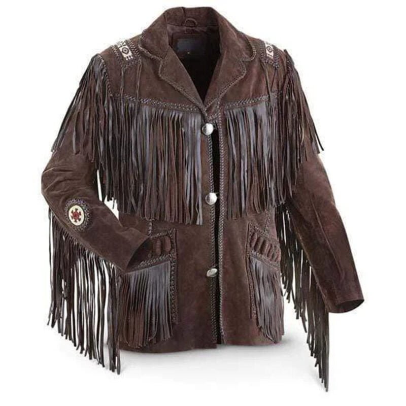 american indian jacket- cowboy coat- cowboy jacket- fringe jacket- Men's Traditional Native Indian Cowboy Real Suede Leather Western Jacket- native american coats- native american fringe Jacket- native american jacket men's- native american jackets- native american jackets and coats- native american jackets for mens- native american leather jacket- native american style jacket- native indian jackets- native jacket- suede fringe jacket- vintage suede jacket