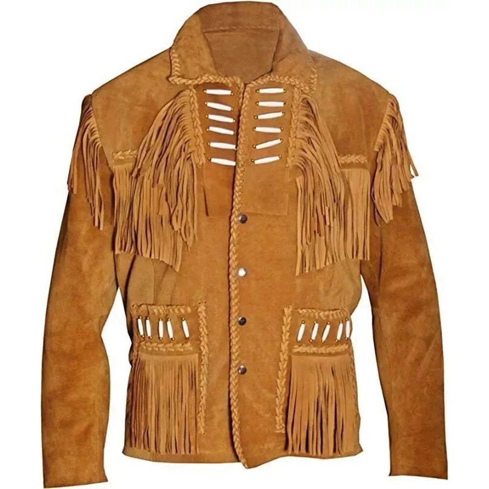 american indian jacket- cowboy coat- cowboy jacket- fringe jacket- Men's Traditional Native Indian Cowboy Real Suede Leather Western Jacket- native american coats- native american fringe Jacket- native american jacket men's- native american jackets- native american jackets and coats- native american jackets for mens- native american leather jacket- native american style jacket- native indian jackets- native jacket- suede fringe jacket- vintage suede jacket