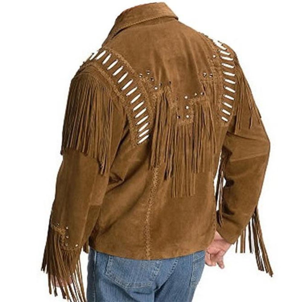 american indian jacket- cowboy coat- cowboy jacket- fringe jacket- Men's Traditional Native Indian Cowboy Real Suede Leather Western Jacket- native american coats- native american fringe Jacket- native american jacket men's- native american jackets- native american jackets and coats- native american jackets for mens- native american leather jacket- native american style jacket- native indian jackets- native jacket- suede fringe jacket- vintage suede jacket